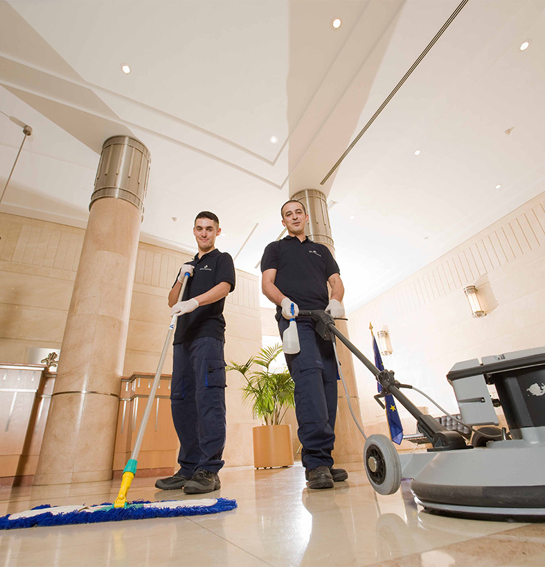 general cleaning service in the European embassy