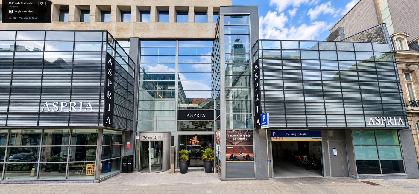 Aspria La Rasante club in Brussels, cleaned by Belux Cleaning
