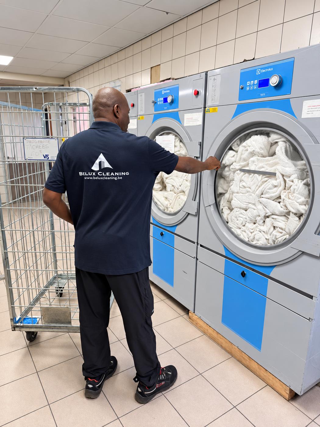 Laundry service: washing gym towels